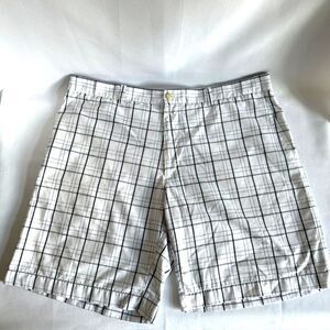 PGA Tour SZ 40 Men's Moisture Wicking Lightweight White/Blue Golf Shorts Resort